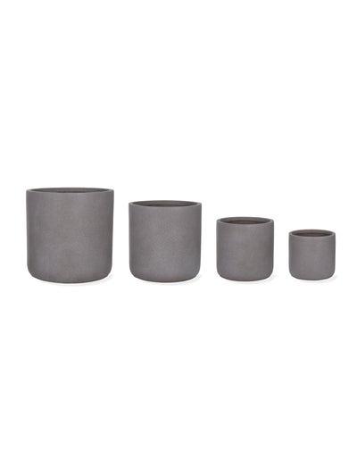 Garden Trading Accessories Set of 4 Brockwell Planters - Taupe House of Isabella UK