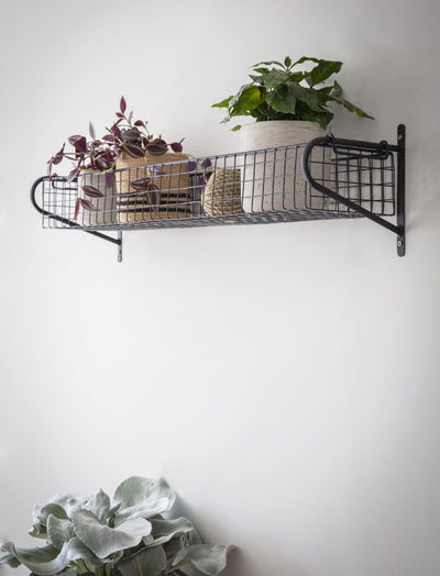 Garden Trading Accessories Wirework Basket Shelf - Black - Large House of Isabella UK