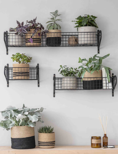 Garden Trading Accessories Wirework Basket Shelf - Black - Medium House of Isabella UK