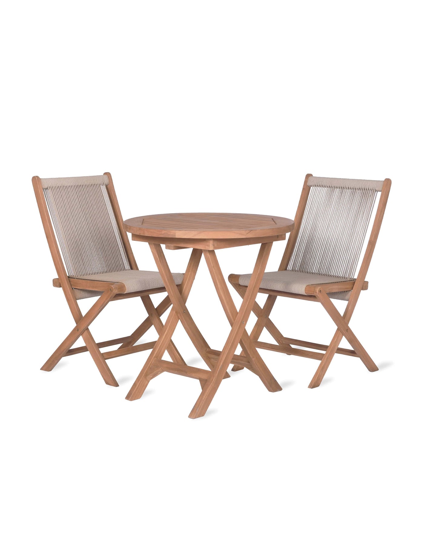 Garden Trading Outdoors Carrick Table and Chair Set - Natural House of Isabella UK