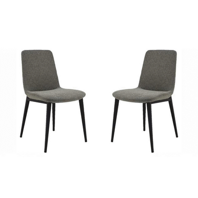 Espacio Dining Chair - Set of 2 - Charcoal - House of Isabella UK