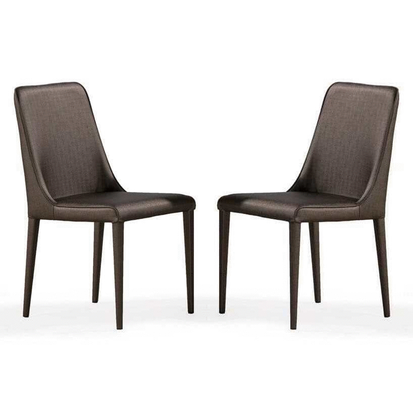Vera Dining Chair - Set of 2 - Espresso Brown - House of Isabella UK