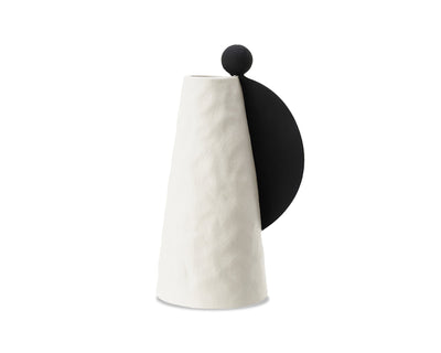Liang & Eimil Accessories Aionis Ceramic Vase - Black/White House of Isabella UK