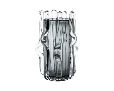 Liang & Eimil Accessories Aura Glass Vase Large - Grey | OUTLET House of Isabella UK