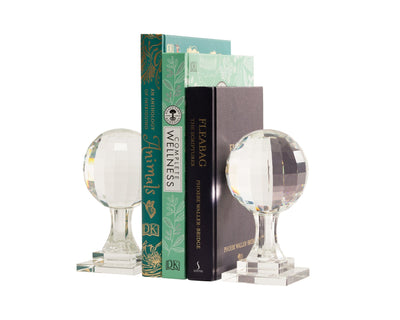 Liang & Eimil Accessories Crystal Glass Bookends Set of 2 House of Isabella UK