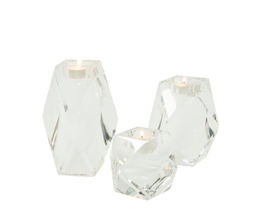 Liang & Eimil Accessories Crystal Glass Tealight Holder Set of 3 House of Isabella UK