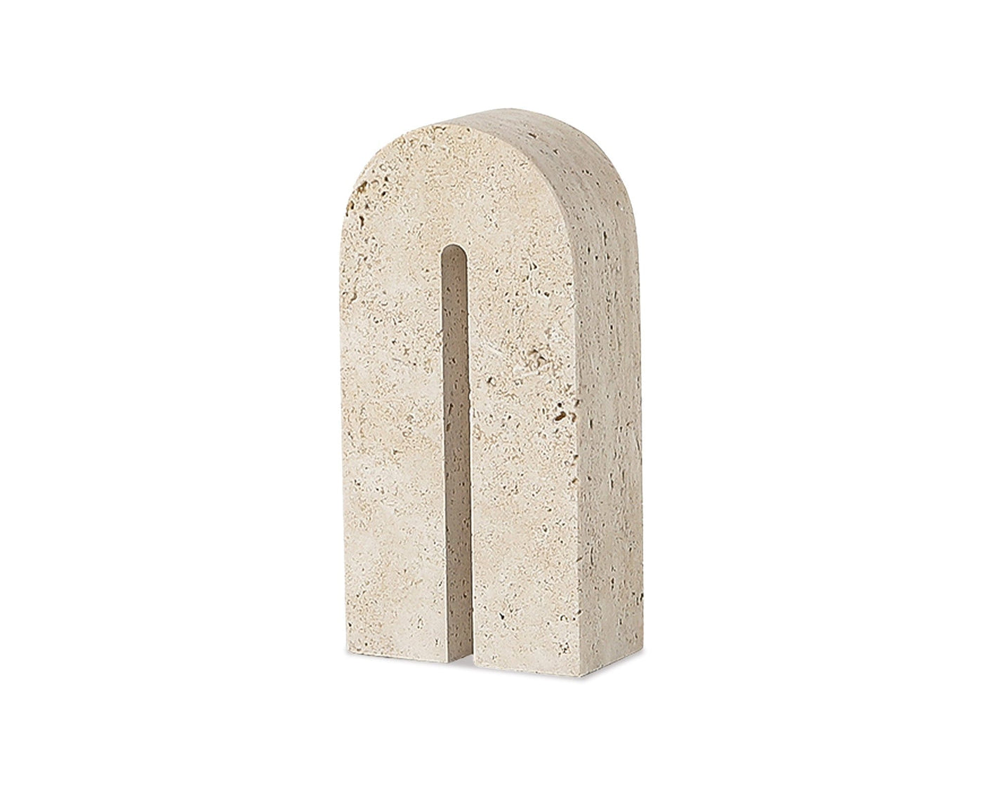 Liang & Eimil Accessories Dolmi Travertine Sculpture Large - Beige House of Isabella UK