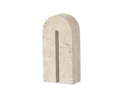 Liang & Eimil Accessories Dolmi Travertine Sculpture Large - Beige House of Isabella UK