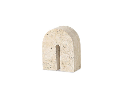 Liang & Eimil Accessories Dolmi Travertine Sculpture Small - Beige House of Isabella UK
