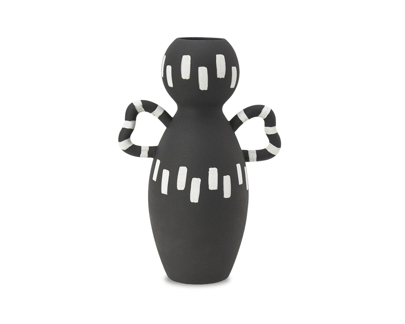 Liang & Eimil Accessories Domino Ceramic Vase - Black/ White House of Isabella UK