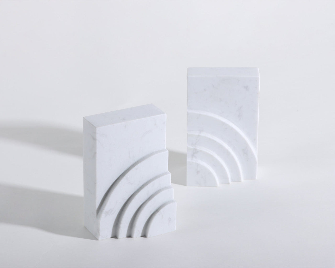 Liang & Eimil Accessories Eccleston White Marble Bookends House of Isabella UK