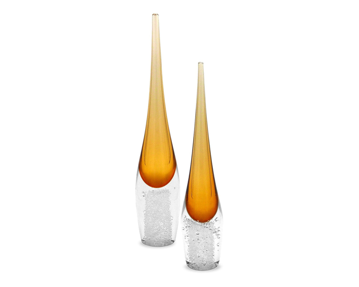 Liang & Eimil Accessories Ellis Crystal Amber Vase - Small House of Isabella UK