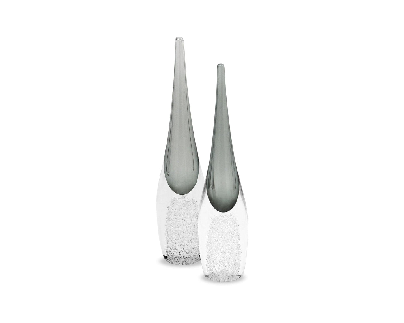 Liang & Eimil Accessories Ellis Crystal Grey Vase - Small House of Isabella UK