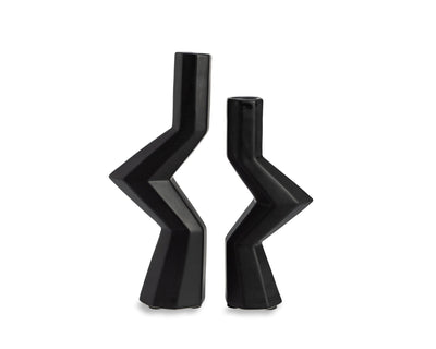 Liang & Eimil Accessories Galantis II Candle Holder - Black House of Isabella UK