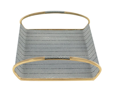 Liang & Eimil Accessories Linea Shagreen Tray House of Isabella UK