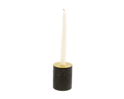 Liang & Eimil Accessories Marble Candle Holder Black House of Isabella UK