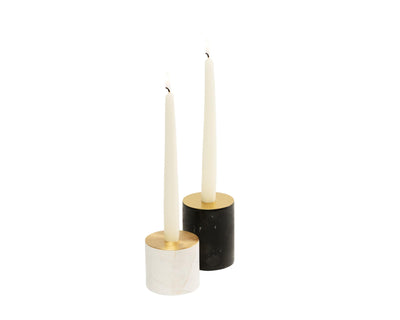 Liang & Eimil Accessories Marble Candle Holder Black House of Isabella UK