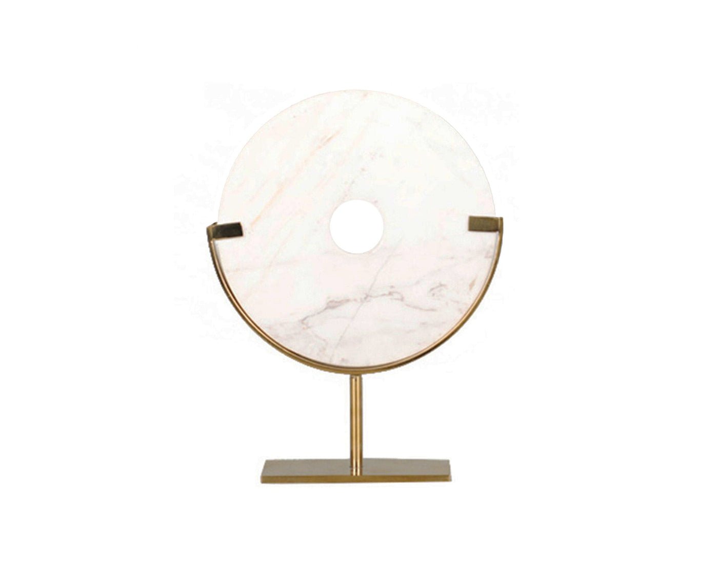Liang & Eimil Accessories Marble Sculpture - Brass Stainless Steel Base House of Isabella UK