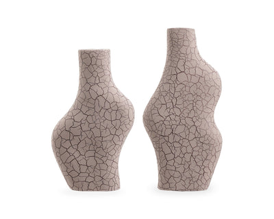 Liang & Eimil Accessories Marni Ceramic Vase Small - Taupe House of Isabella UK