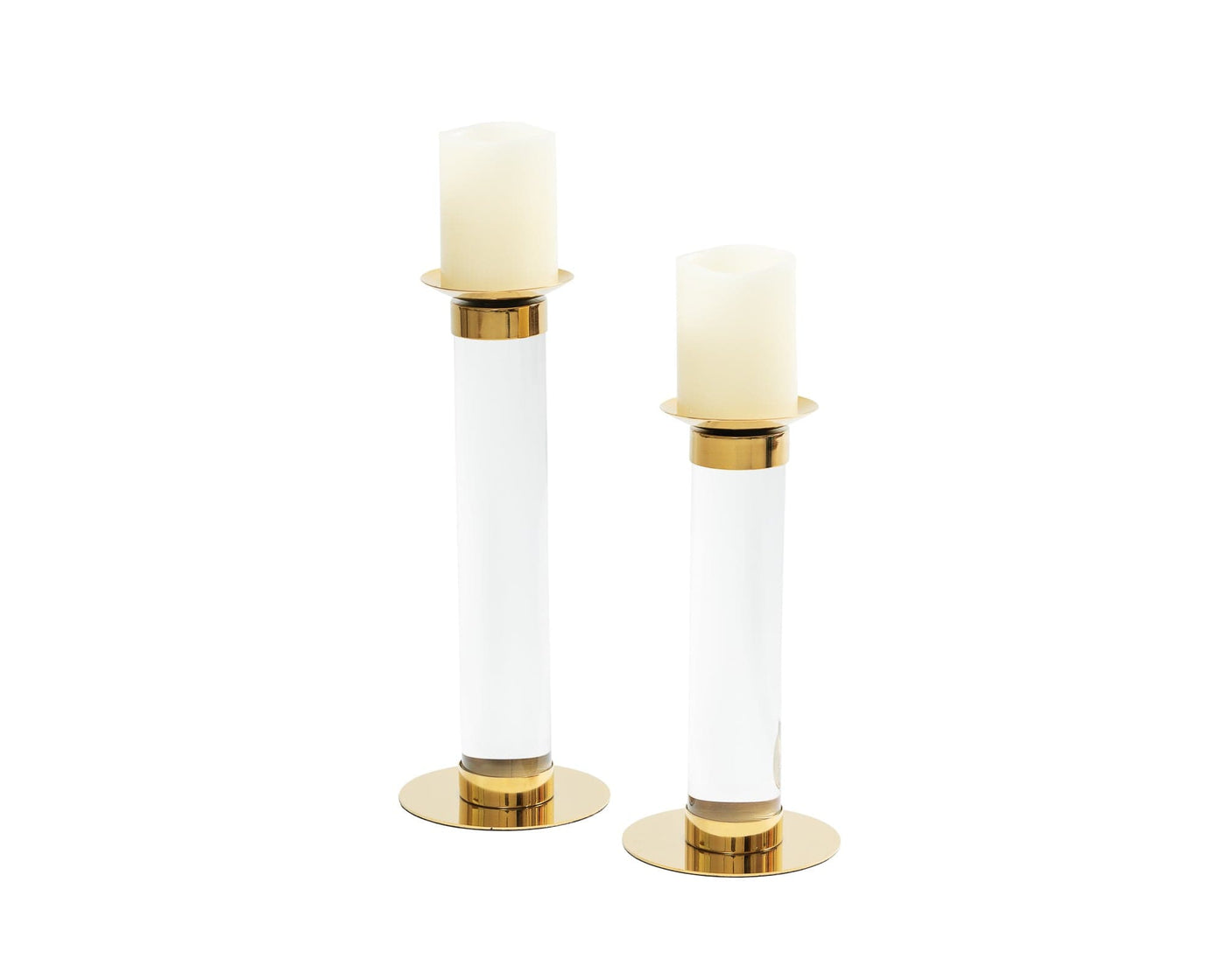 Liang & Eimil Accessories Pillar Candle Holder White (Large) House of Isabella UK
