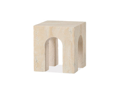 Liang & Eimil Accessories Porte Travertine Sculpture Small - Beige House of Isabella UK