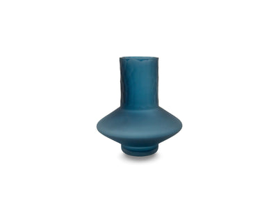 Liang & Eimil Accessories Rei Glass Vase Blue - Small | OUTLET House of Isabella UK