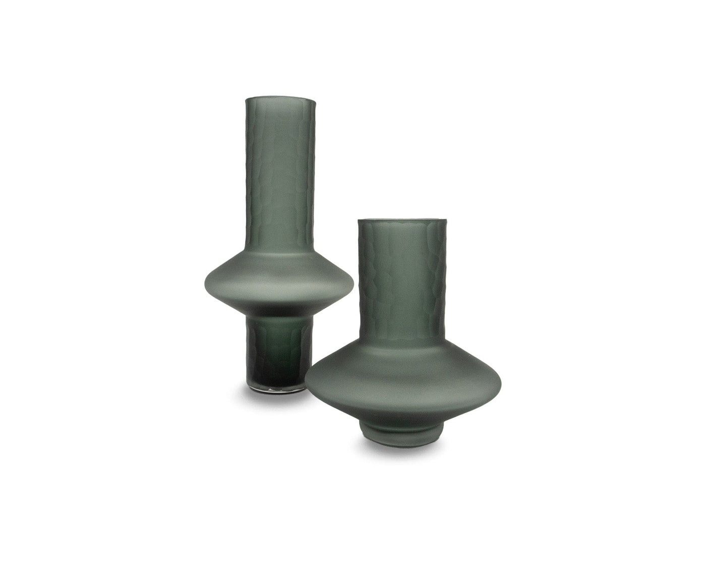 Liang & Eimil Accessories Rei Glass Vase Smoke Grey - Medium House of Isabella UK