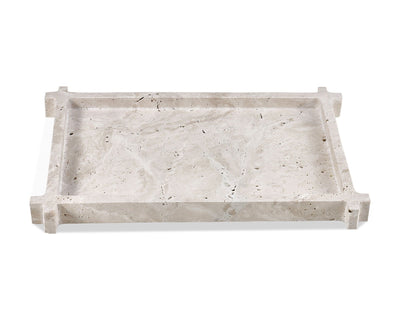 Liang & Eimil Accessories Roche Tray - Beige Marble House of Isabella UK