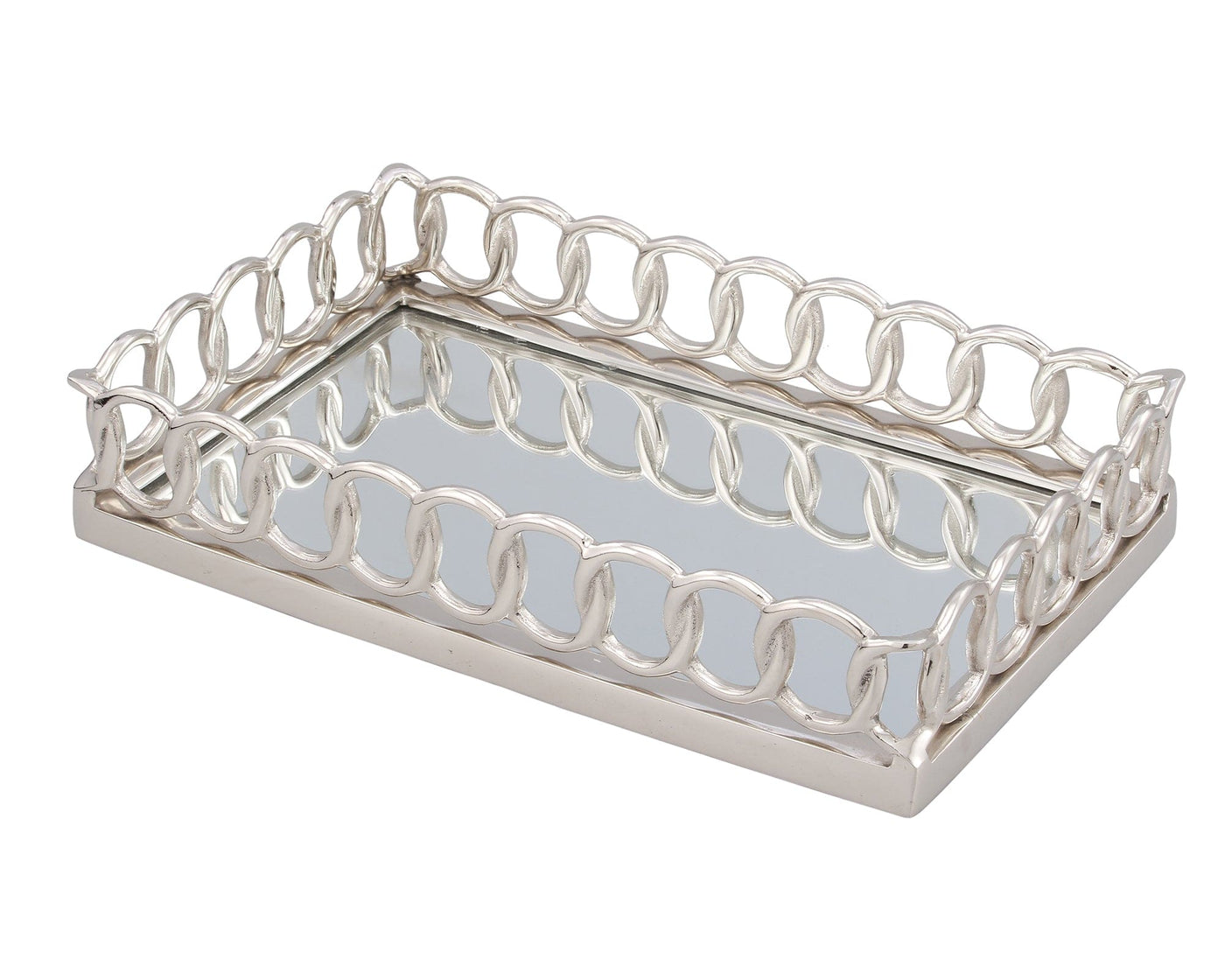 Liang & Eimil Accessories Silver Mirror Tray House of Isabella UK