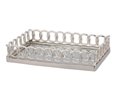Liang & Eimil Accessories Silver Mirror Tray House of Isabella UK