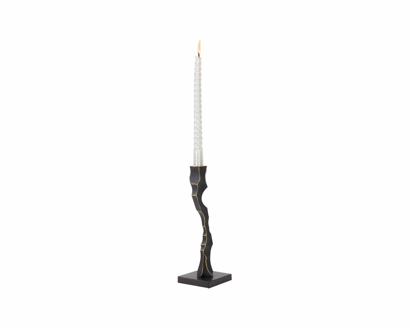 Liang & Eimil Accessories Storm Candlestick - Black Marble & Resin - Large House of Isabella UK