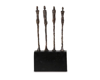 Liang & Eimil Accessories Unity Four Men Sculpture - Black House of Isabella UK
