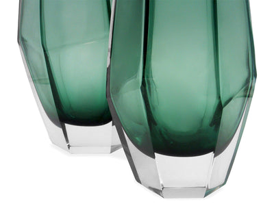 Liang & Eimil Accessories Wiley Glass Vase Green - Large House of Isabella UK