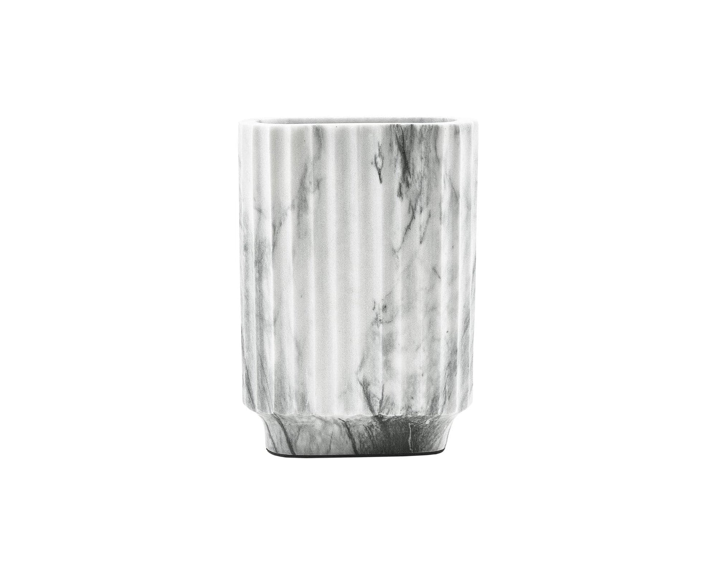 Liang & Eimil Accessories Zeno Vase - Dark Grey Marble House of Isabella UK