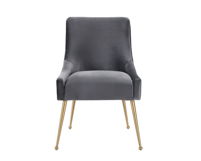 Liang & Eimil Dining Cohen Dining Chair - Night Grey Velvet | OUTLET House of Isabella UK
