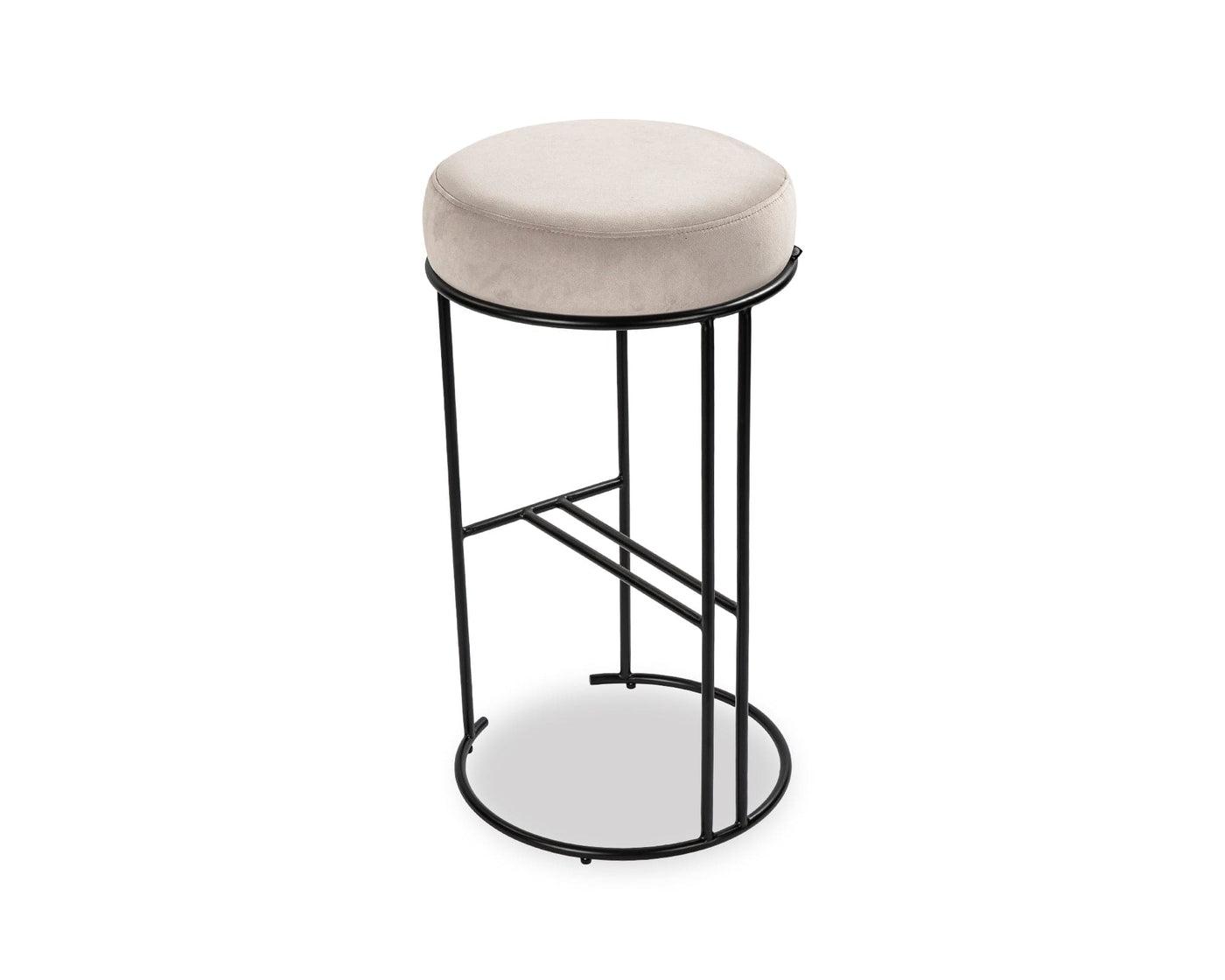Liang & Eimil Dining Compti Bar Stool - Kaster Light Grey House of Isabella UK