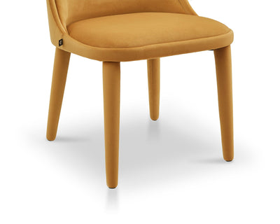 Liang & Eimil Dining Diva Dining Chair - Kaster II Mustard House of Isabella UK