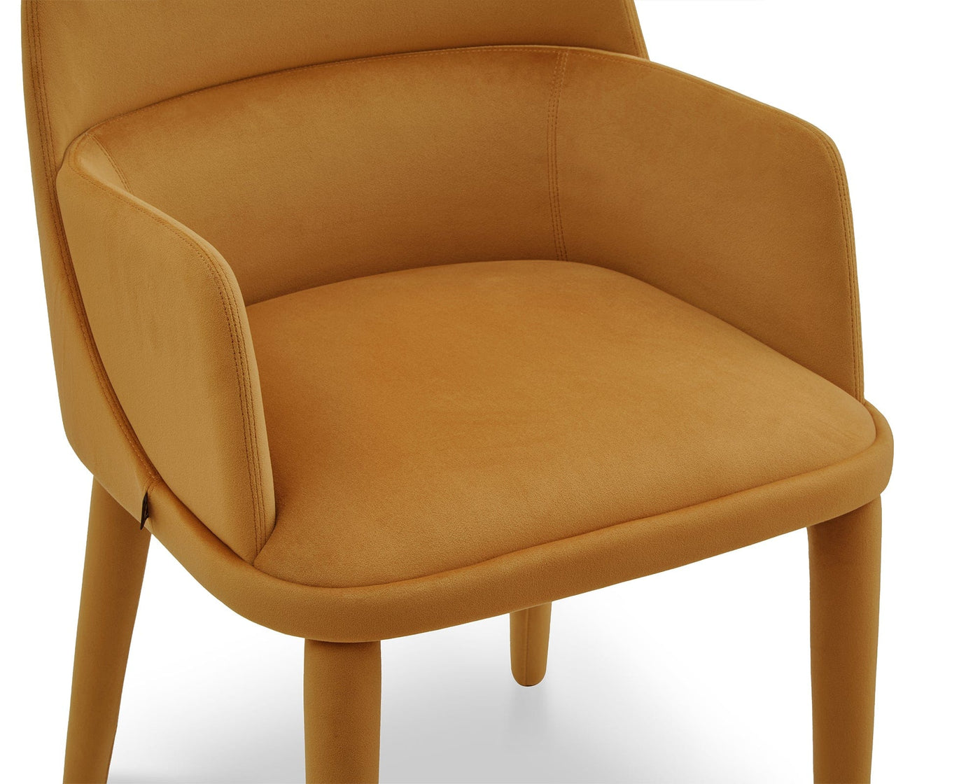 Liang & Eimil Dining Diva Dining Chair with Arms - Kaster II Mustard House of Isabella UK