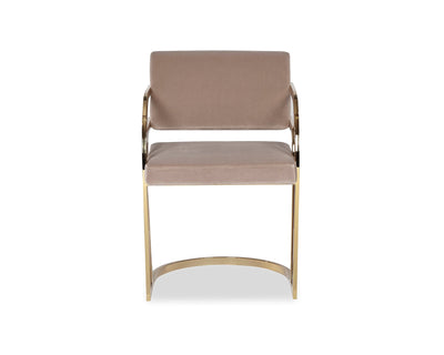 Liang & Eimil Dining Dylan Dining Chair Gainsborough Mink Velvet | OUTLET House of Isabella UK