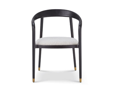 Liang & Eimil Dining Fluid Dining Chair - Boucle Sand House of Isabella UK