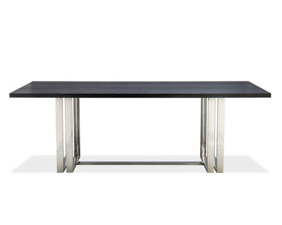 Liang & Eimil Dining Lennox Dining Table - Stainless Steel House of Isabella UK