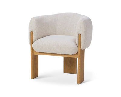 Liang & Eimil Dining Lucca Dining Chair - Bilma Sand & Dry Honey Oak House of Isabella UK