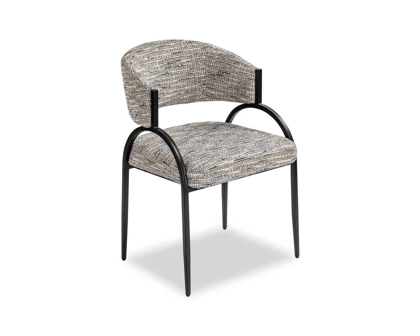 Liang & Eimil Dining Pavilion Dining Chair - Sherpa Grey Fabric House of Isabella UK