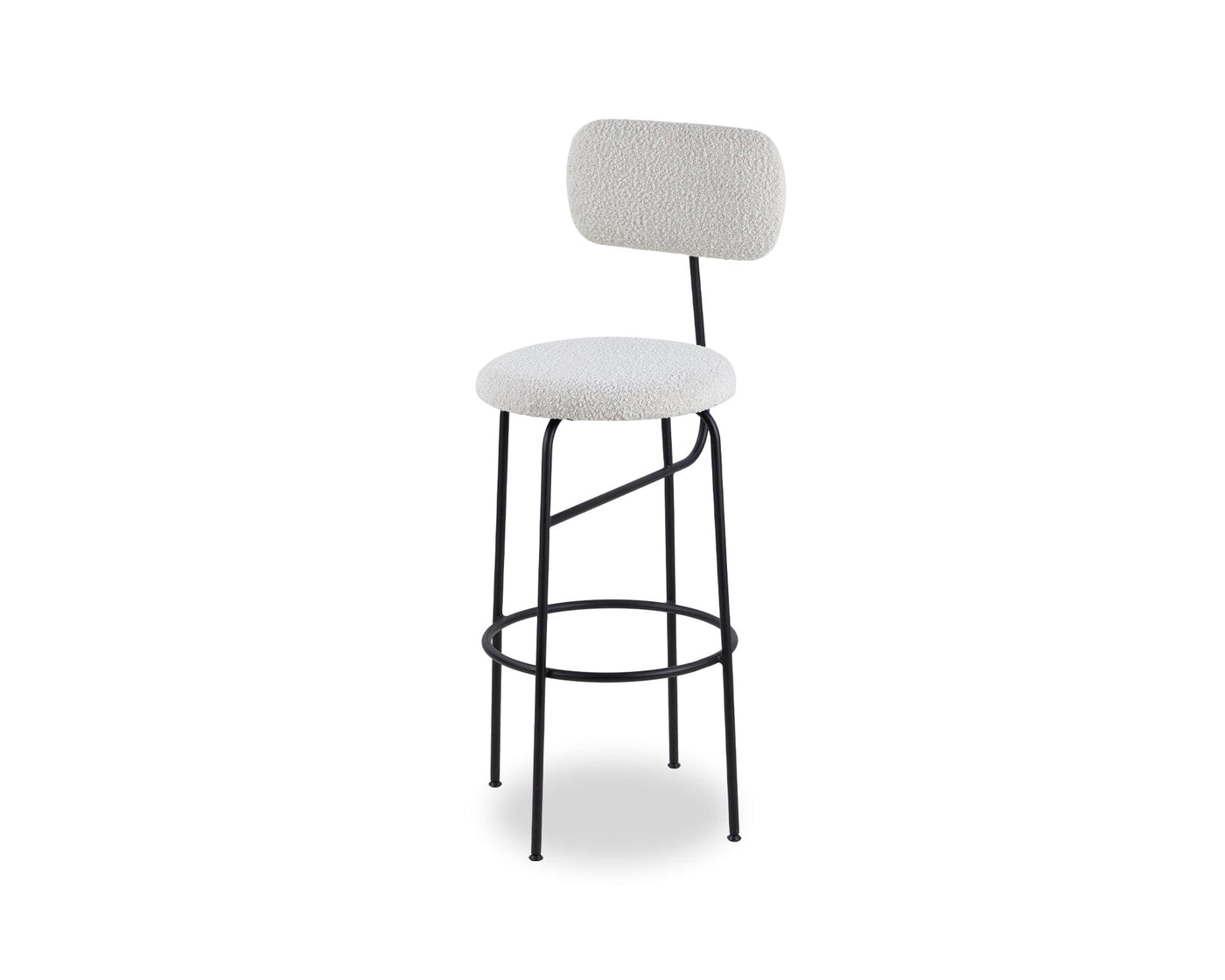 Liang & Eimil Dining Seclus Bar Stool - Boucle Sand House of Isabella UK