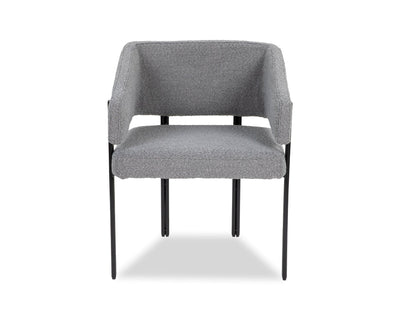 Liang & Eimil Dining Tatler Dining Chair - Boucle Grey House of Isabella UK