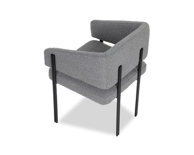 Liang & Eimil Dining Tatler Dining Chair - Boucle Grey House of Isabella UK