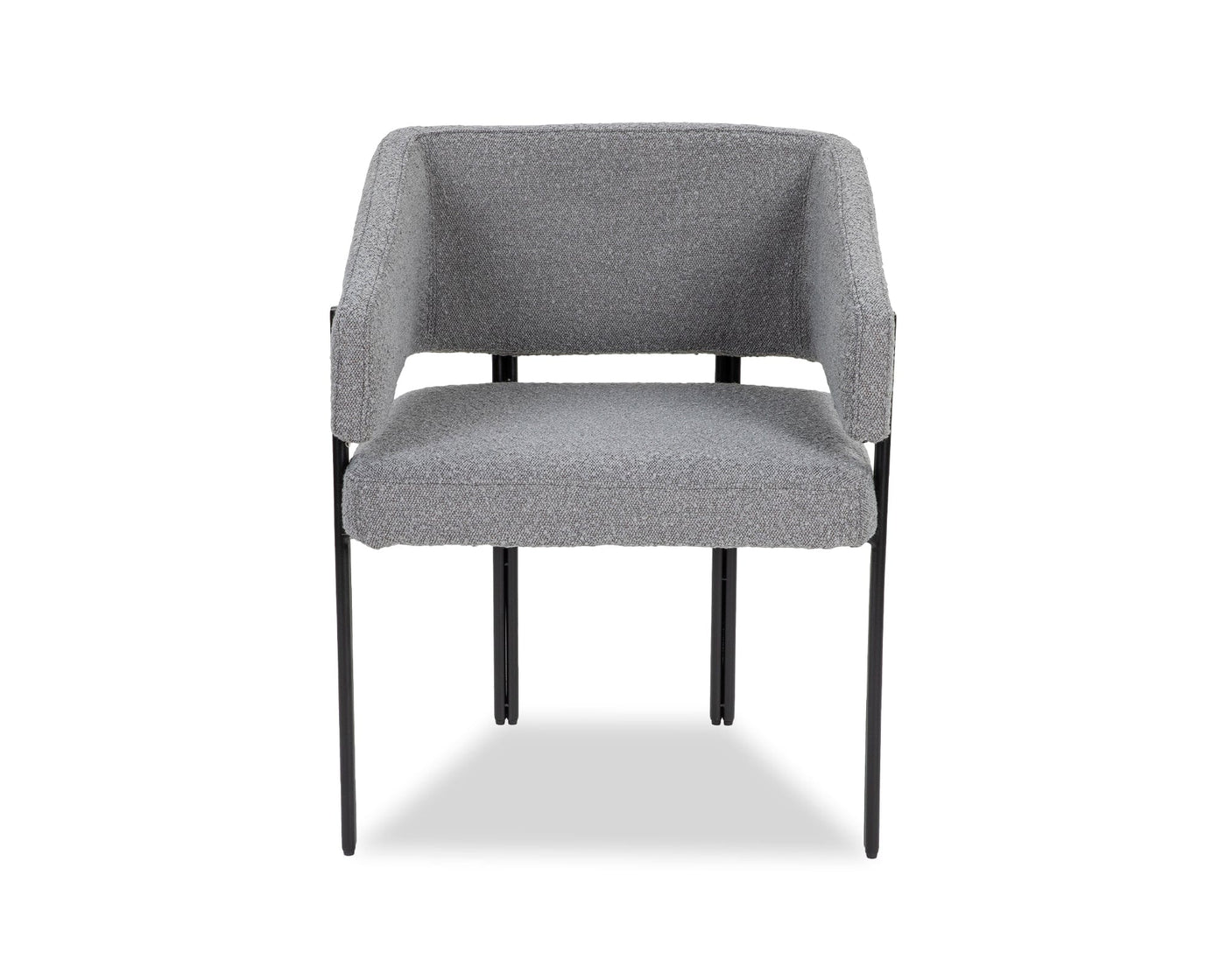 Liang & Eimil Dining Tatler Dining Chair - Boucle Grey (S) House of Isabella UK