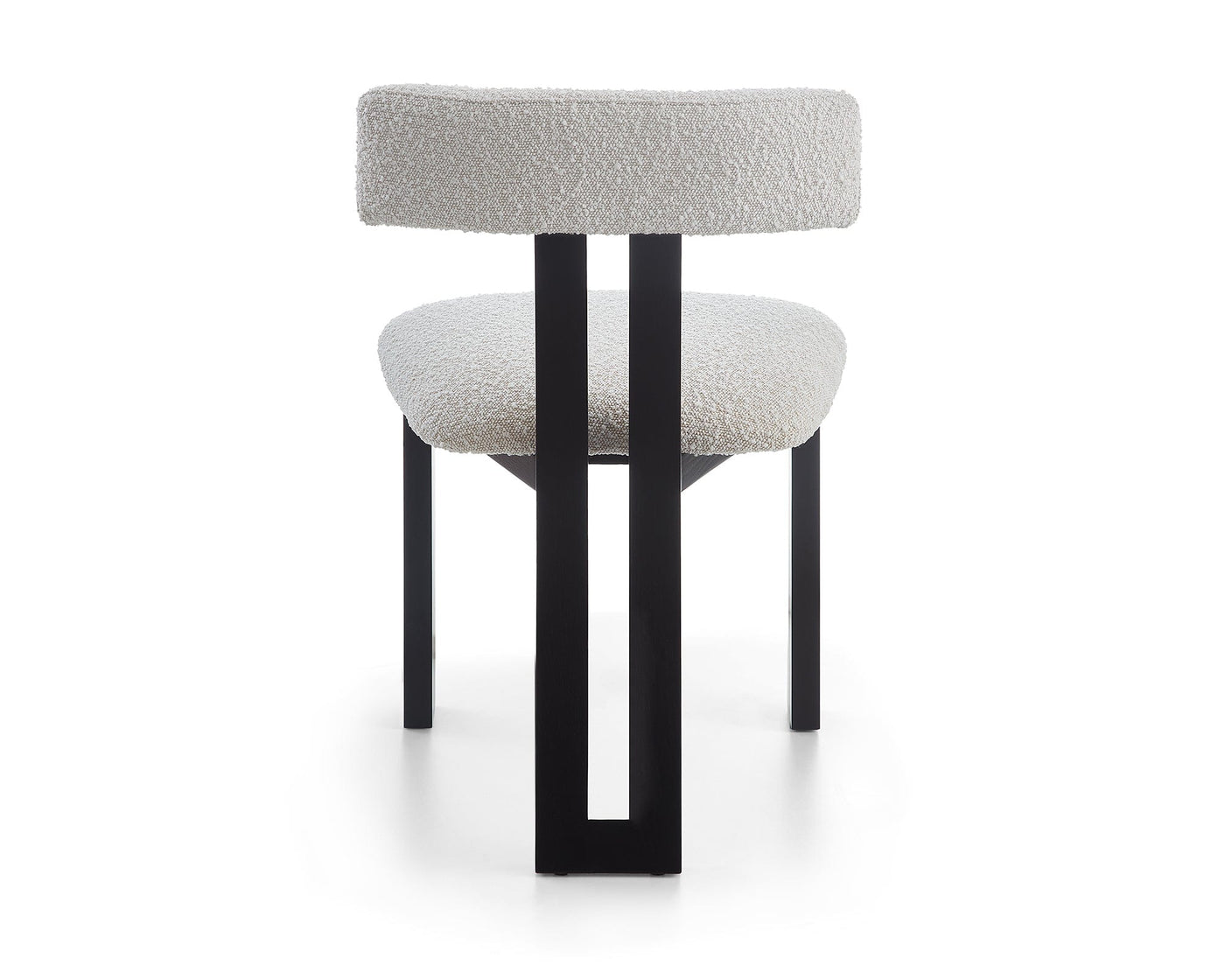 Liang & Eimil Dining Tauron Dining Chair - Boucle Sand/Matt Black House of Isabella UK