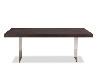 Liang & Eimil Dining Unma Dining Table Brown Ash & Brass House of Isabella UK
