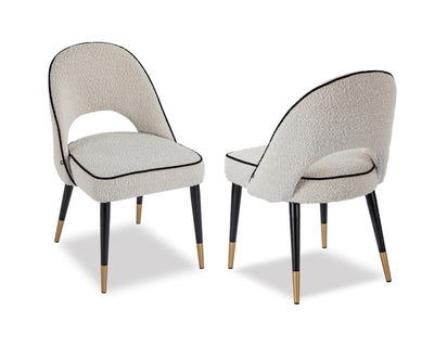 Liang & Eimil Dining Yves Dining Chair Boucle Sand (set of 2) House of Isabella UK